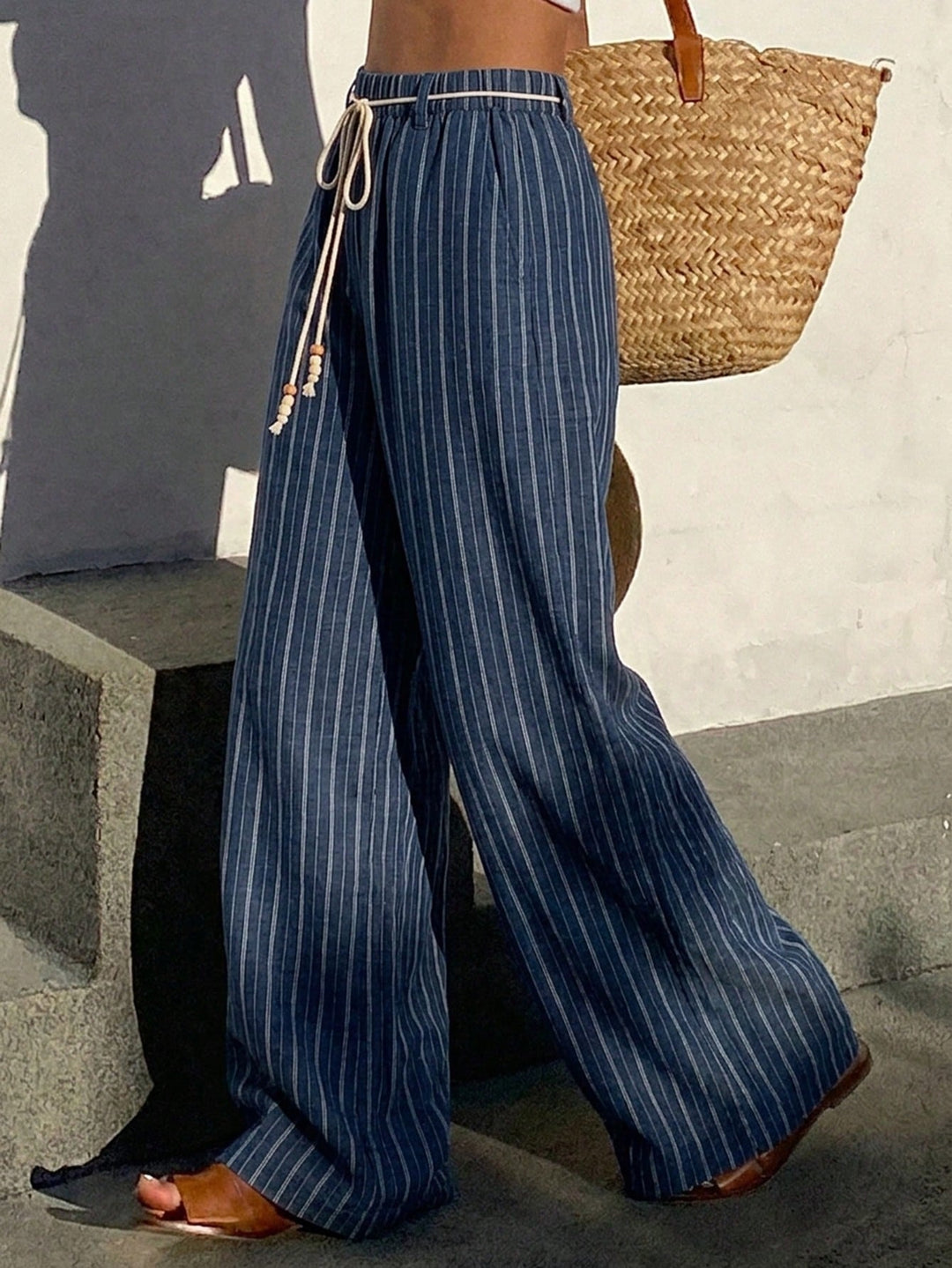 Pantaloni SHEIN, albastru