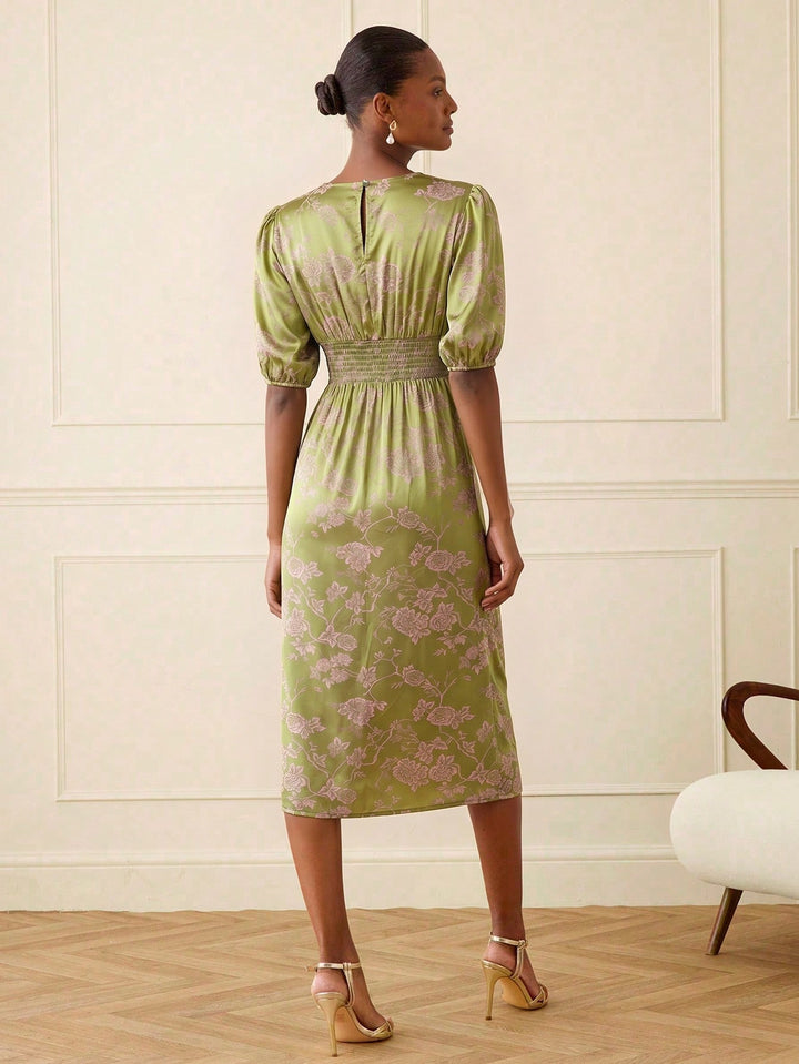 Rochie midi SHEIN, galben