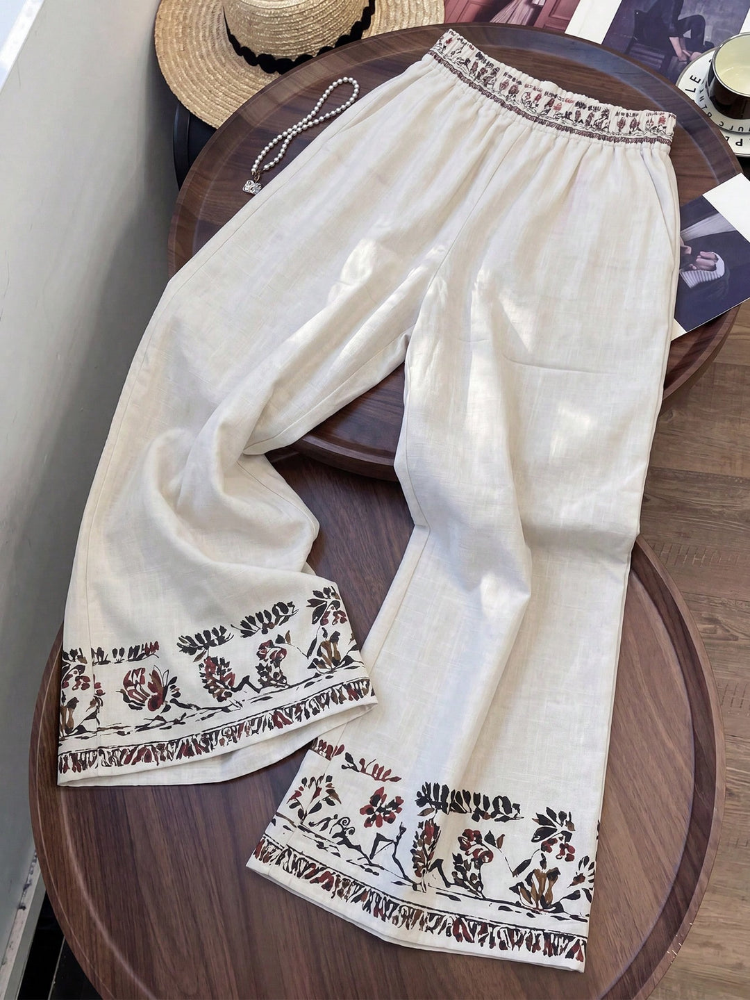Pantaloni SHEIN, portocaliu