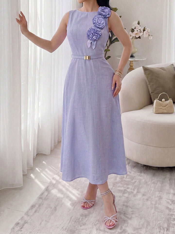 Rochie midi SHEIN, mov
