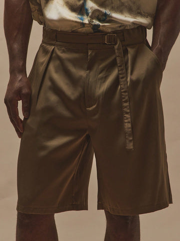Rövidnadrág SHEIN, khaki