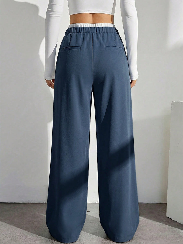 Pantaloni SHEIN, albastru