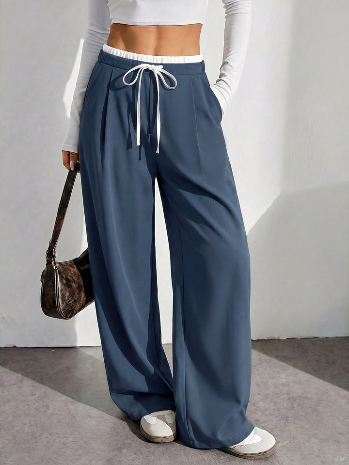 Pantaloni SHEIN, albastru