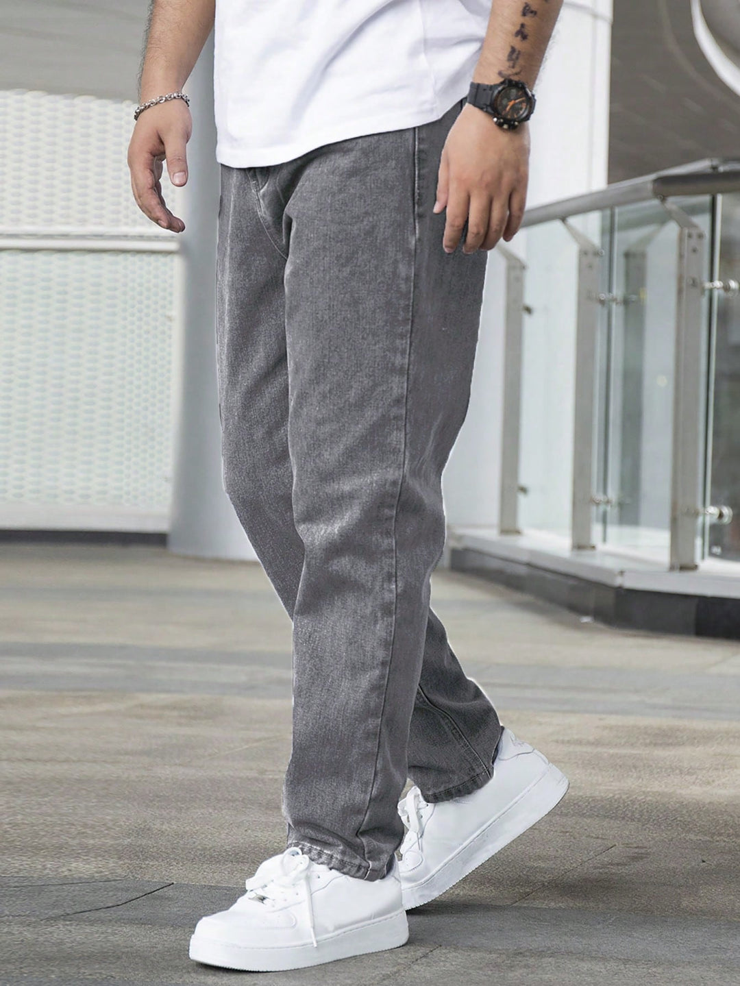 Jeans SHEIN, gri
