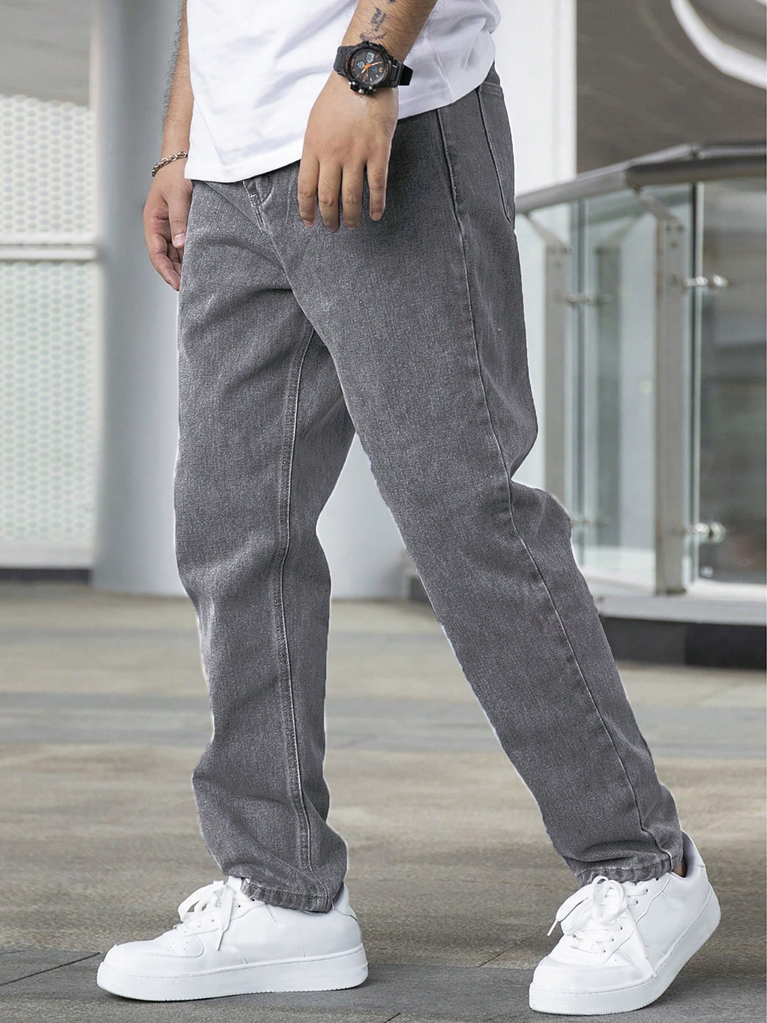 Jeans SHEIN, gri