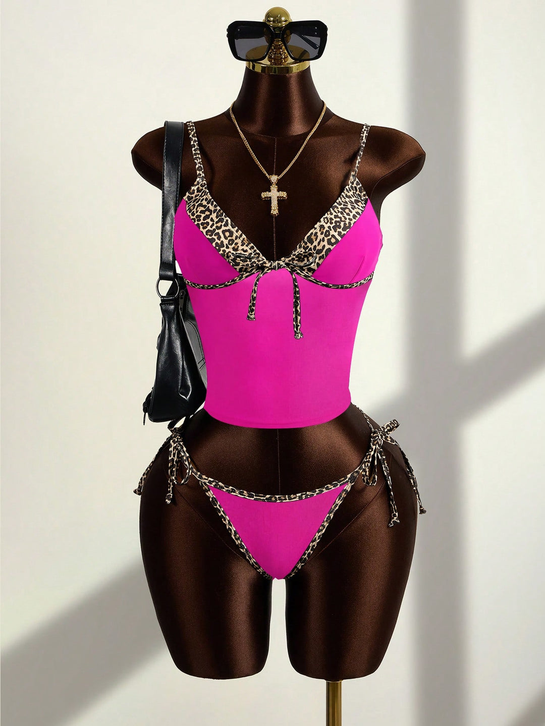 Costum de baie SHEIN, roz