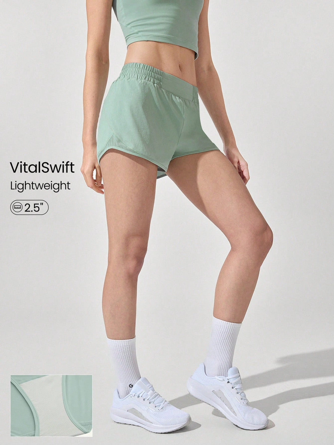 Pantaloni scurți SHEIN, verde