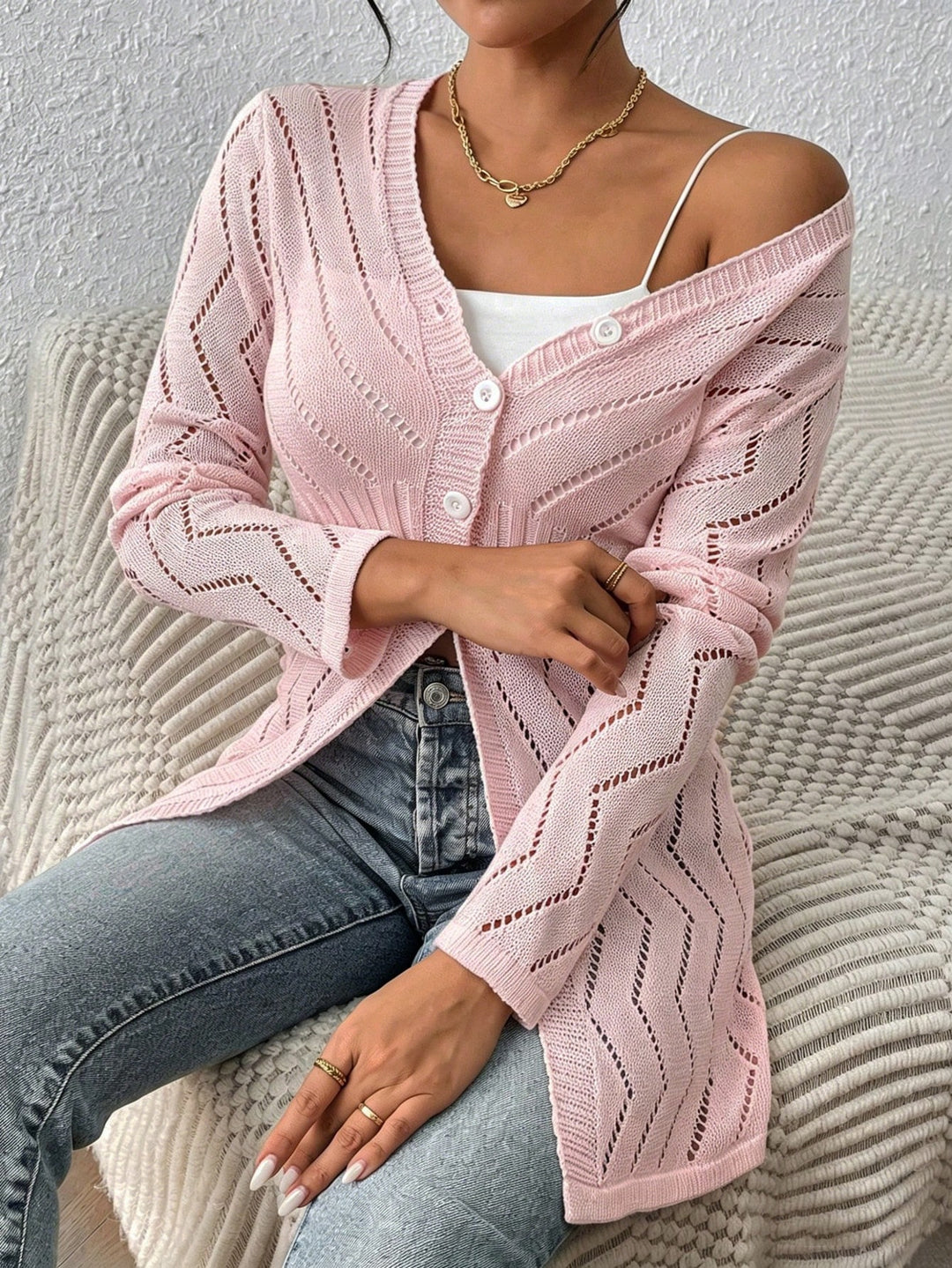 Cardigan SHEIN, roz