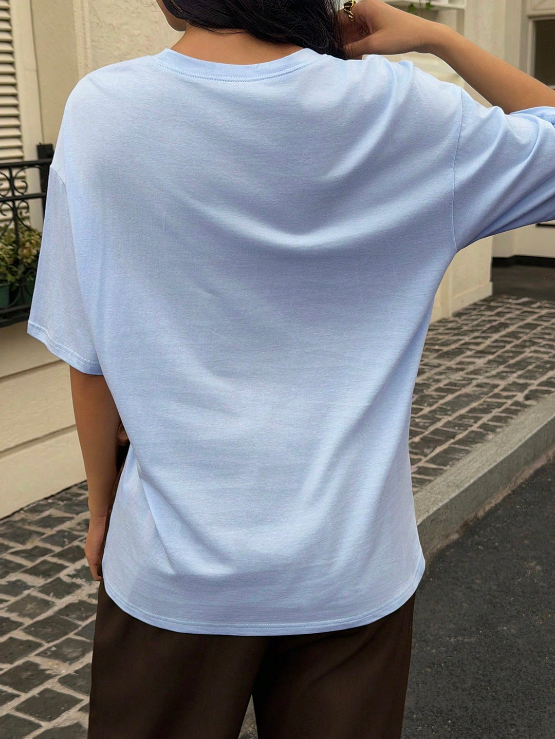 Tricou SHEIN, albastru