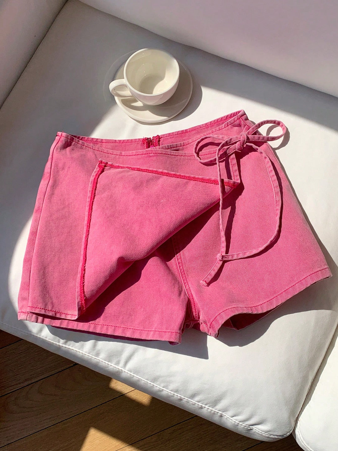 Pantaloni scurți SHEIN, roz