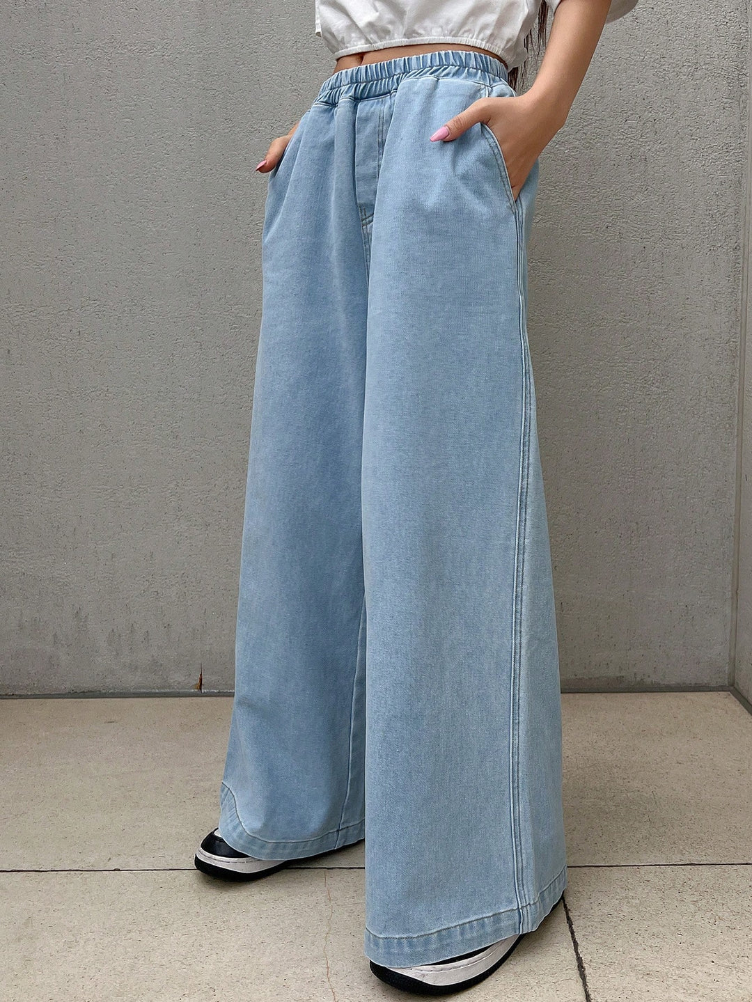 Jeans SHEIN, albastru