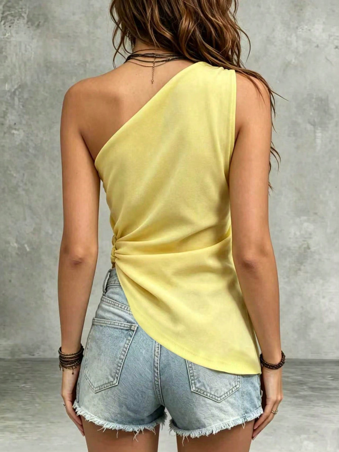 Top SHEIN, galben