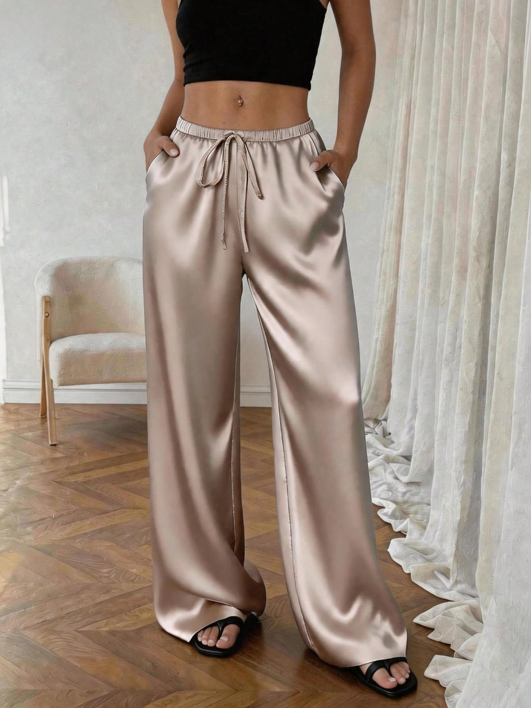 Pantaloni SHEIN, bej