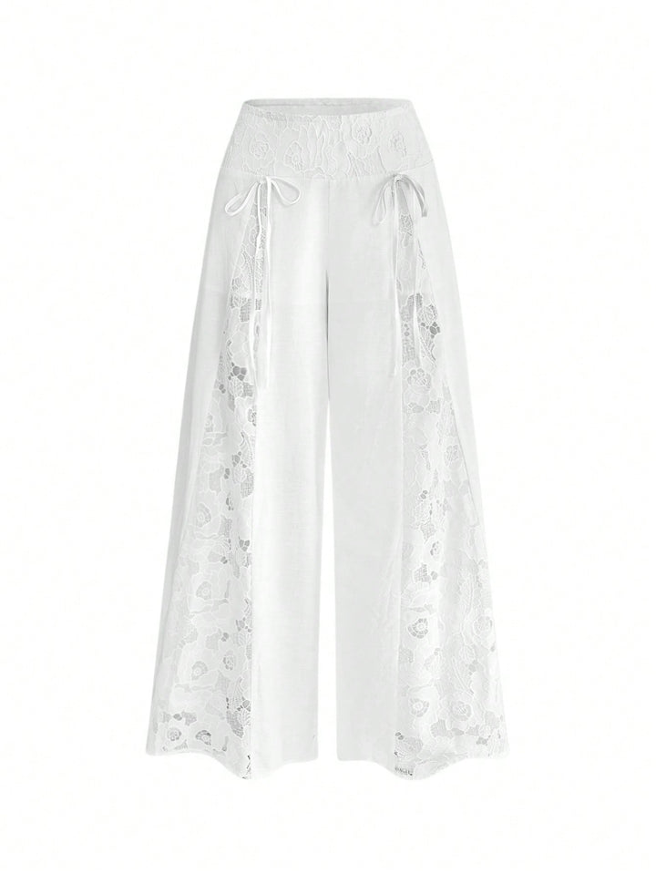 Pantaloni SHEIN, alb