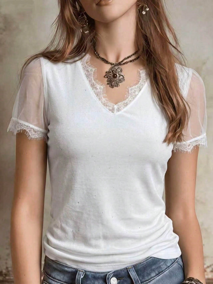 Top SHEIN, alb