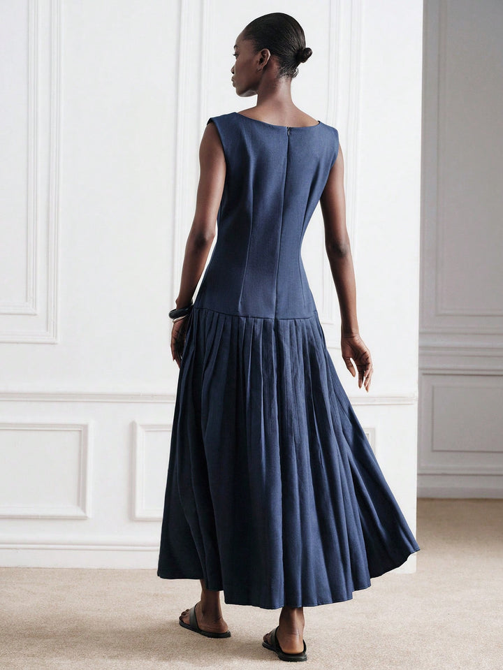 Rochie maxi SHEIN, albastru
