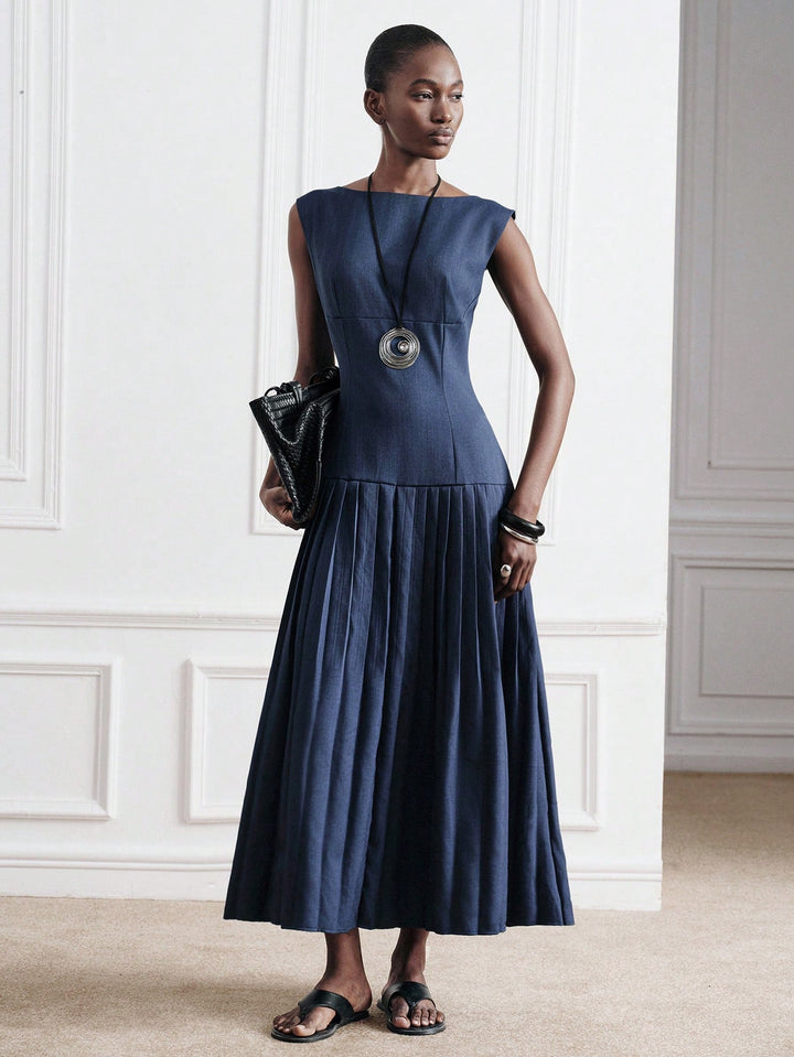 Rochie maxi SHEIN, albastru