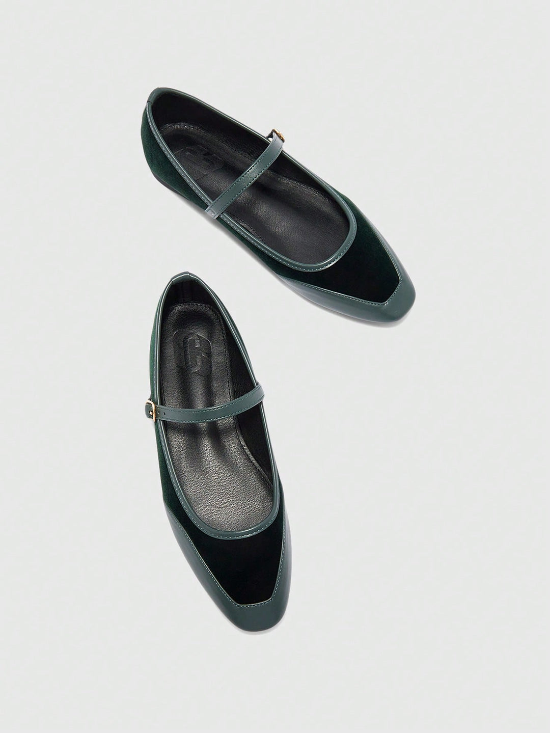 Balerini SHEIN, verde