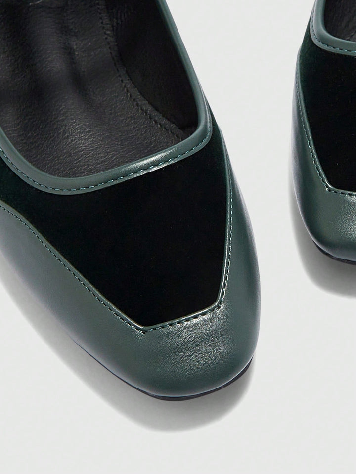 Balerini SHEIN, verde