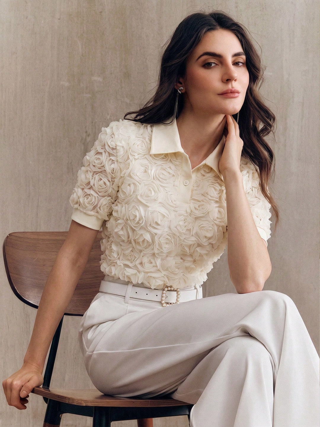 Top SHEIN, bej