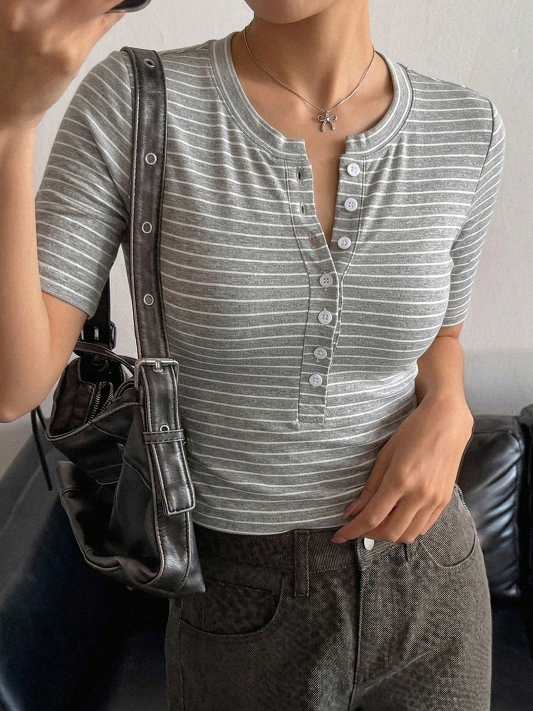 Tricou SHEIN, gri