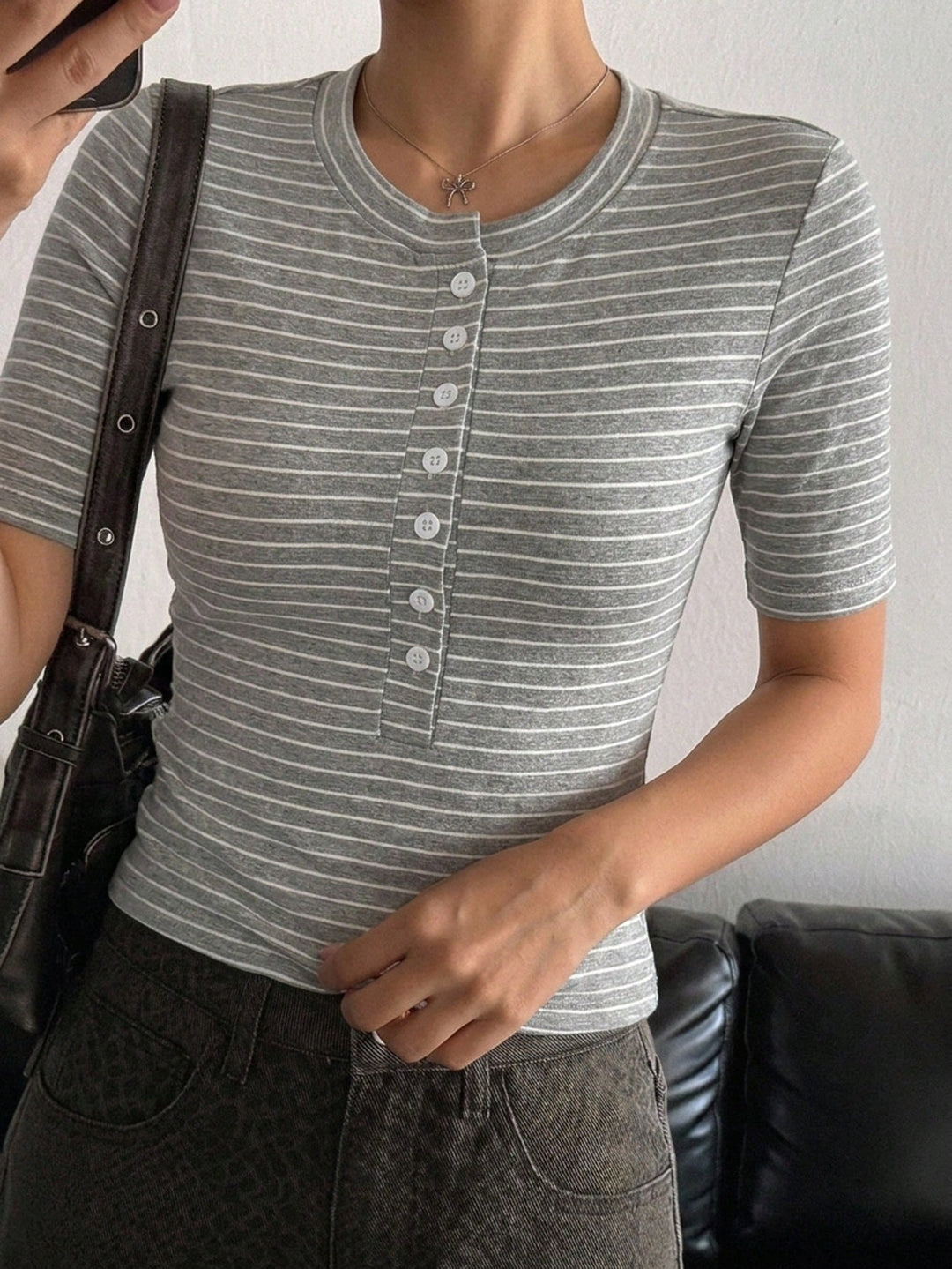 Tricou SHEIN, gri