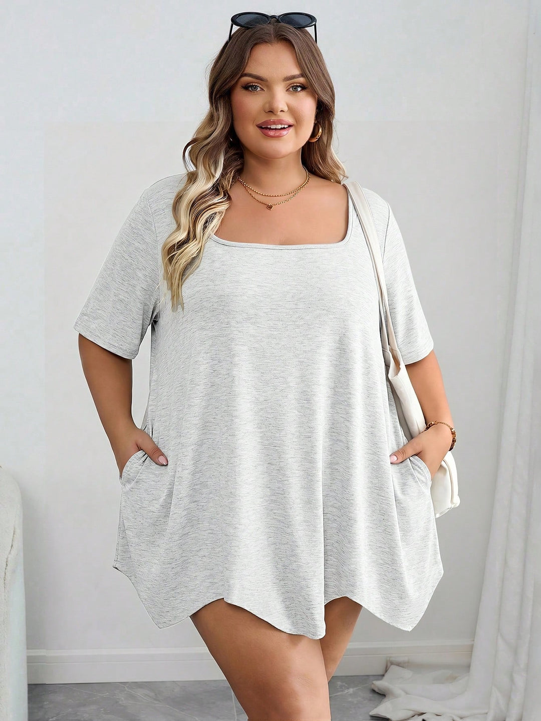 Tricou SHEIN, gri