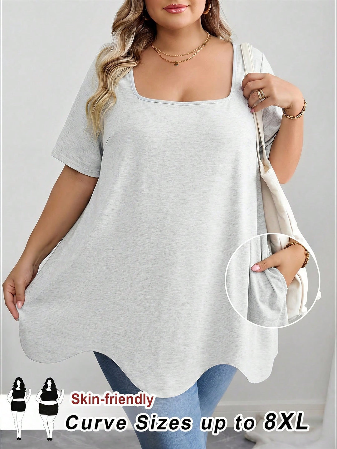 Tricou SHEIN, gri