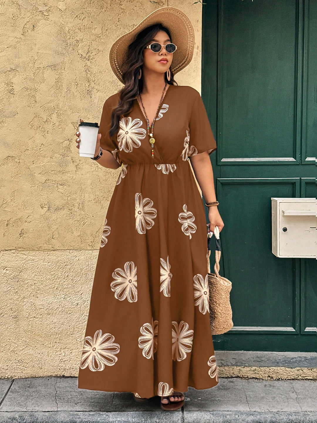 Rochie SHEIN, maro