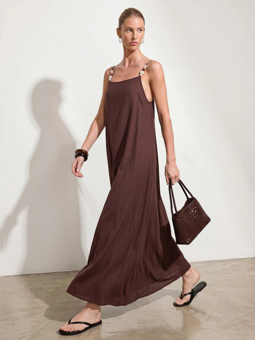 Rochie maxi SHEIN, gri