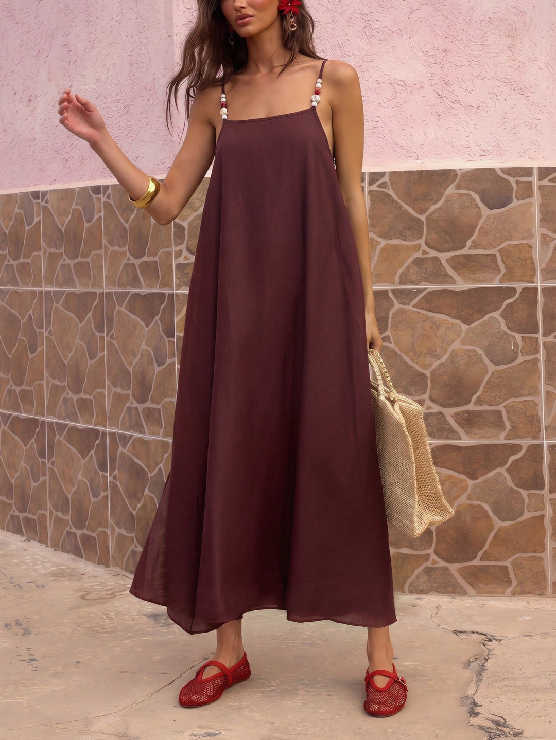 Rochie maxi SHEIN, gri