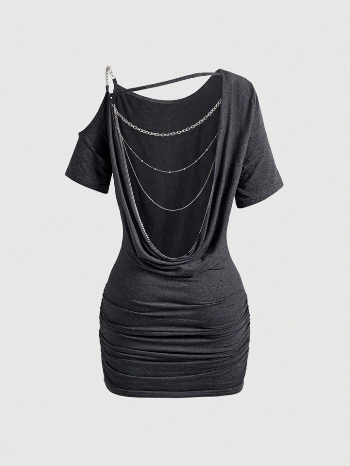 Rochie mini SHEIN, gri