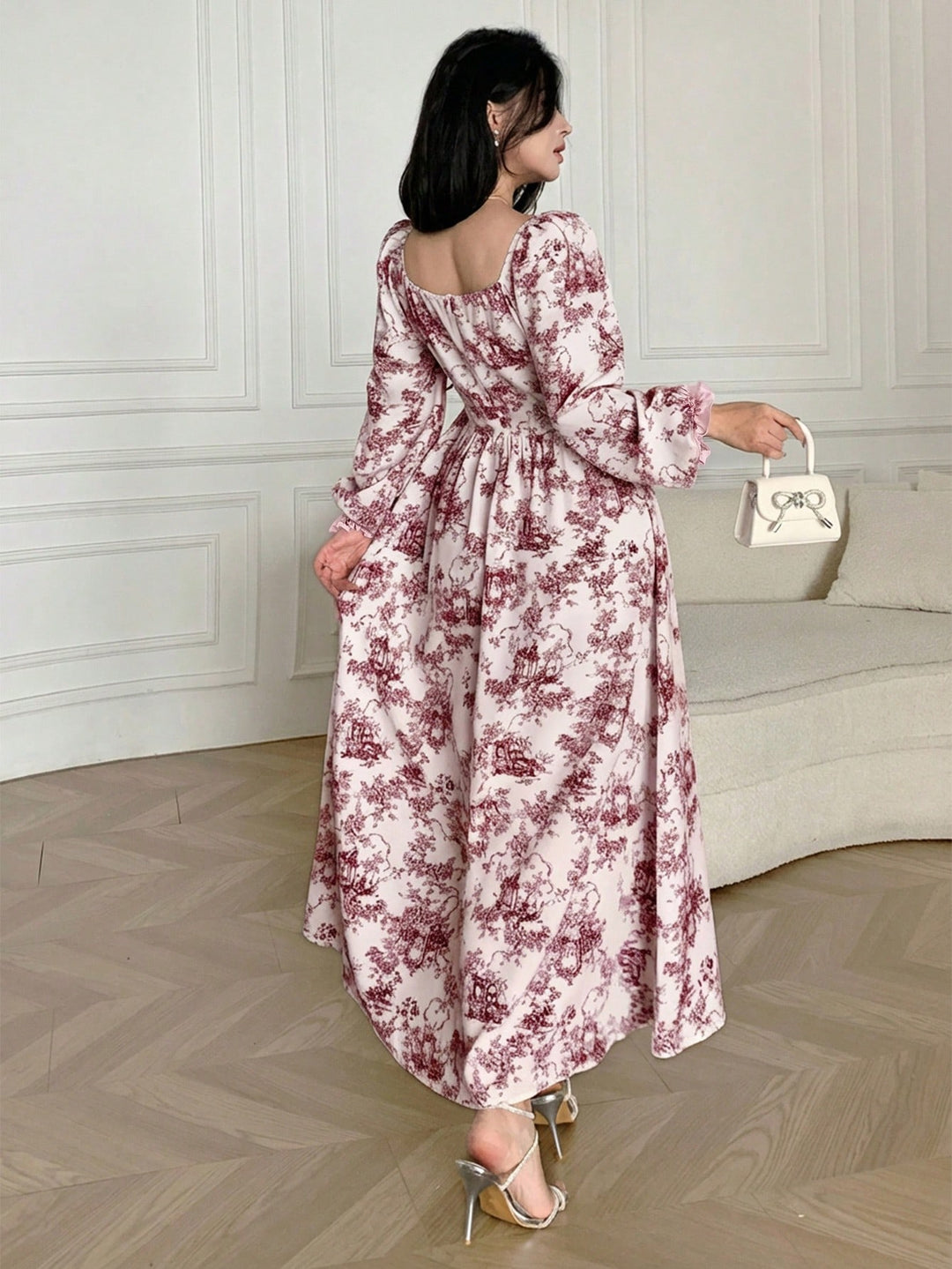 Rochie maxi SHEIN, roz