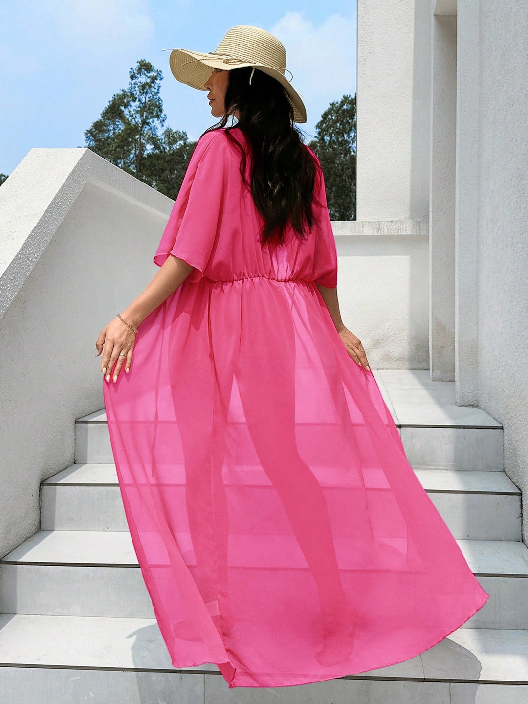 Kimono SHEIN, roz