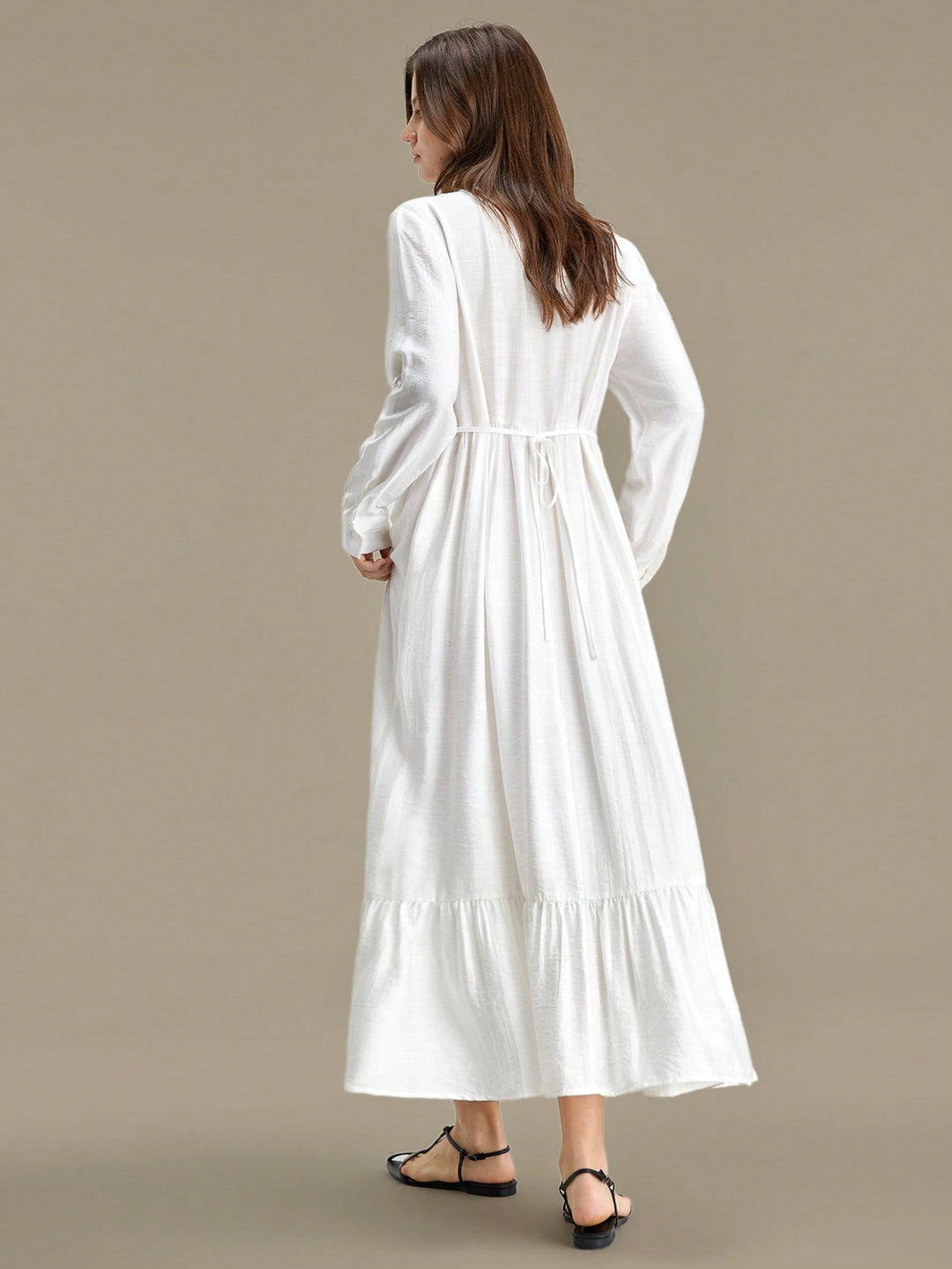 Rochie maxi SHEIN, alb