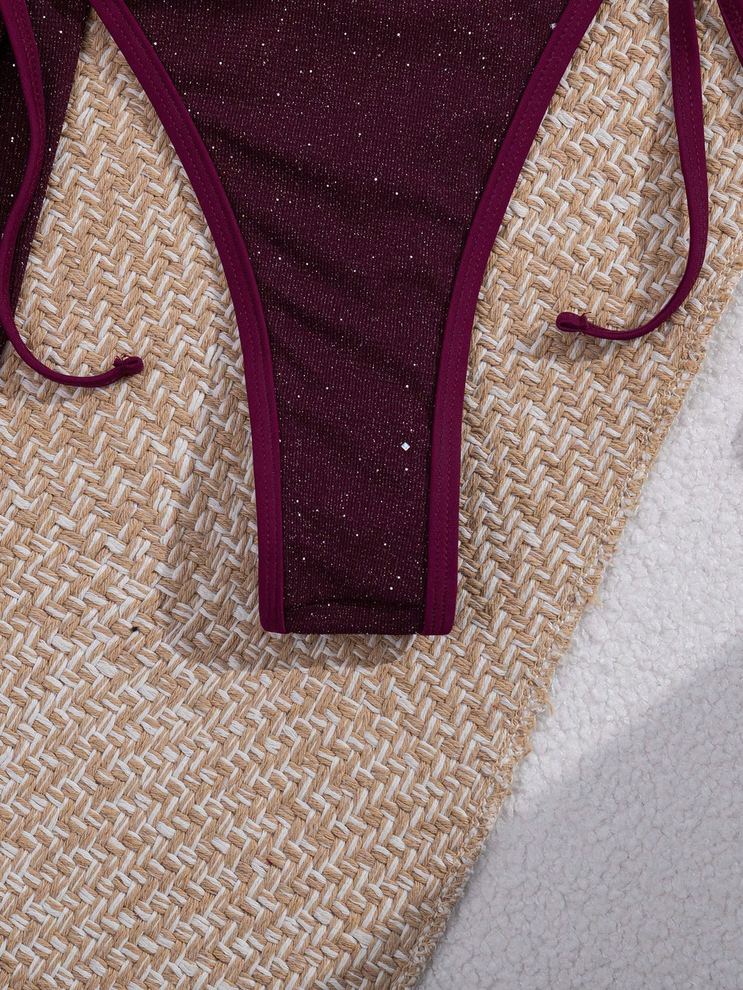Set bikini SHEIN, vișiniu