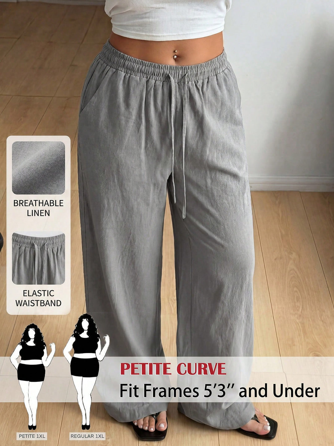 Pantaloni SHEIN, gri