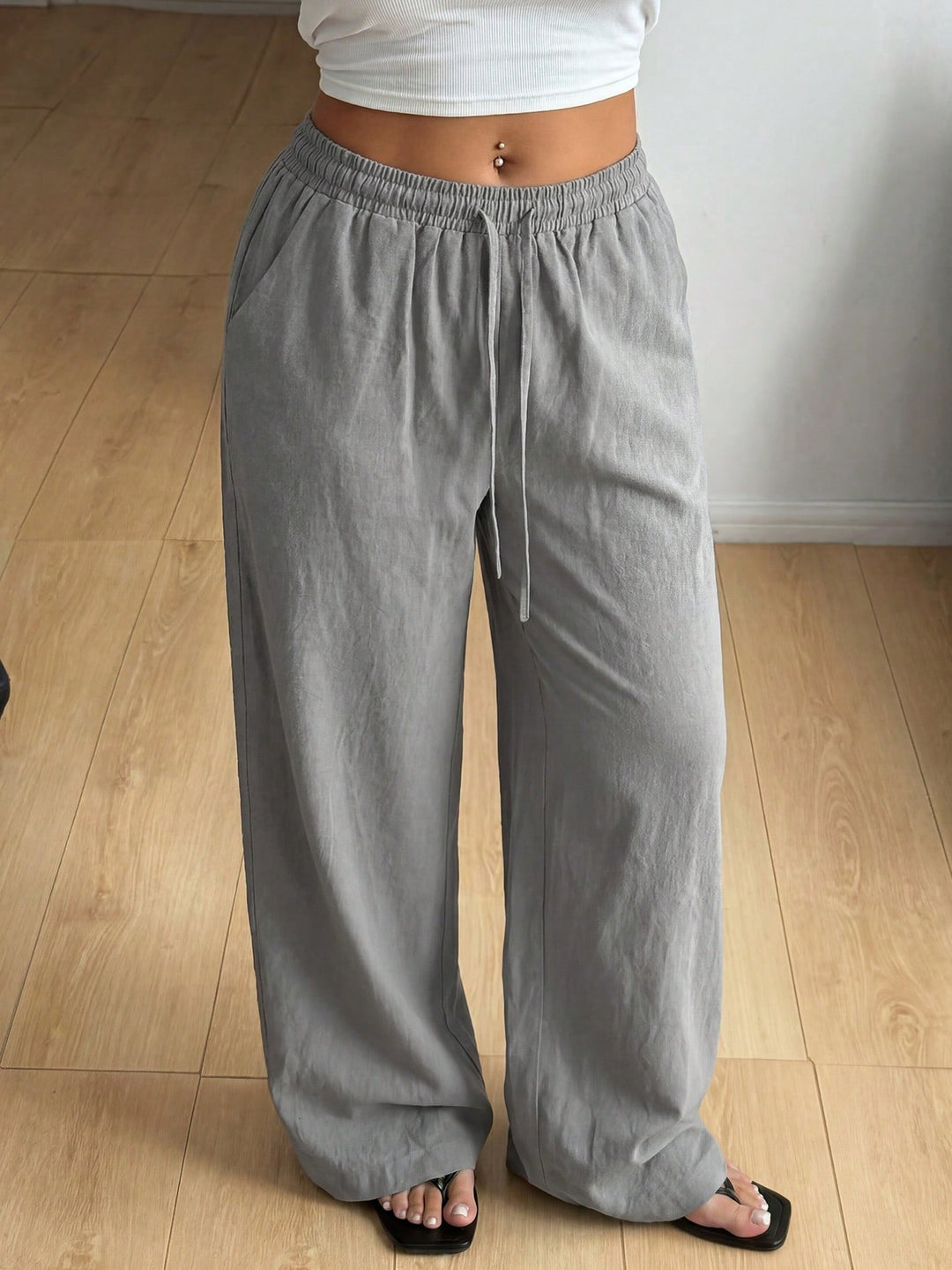 Pantaloni SHEIN, gri