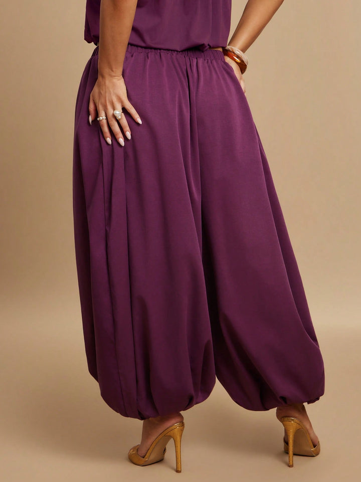 Pantaloni SHEIN, mov