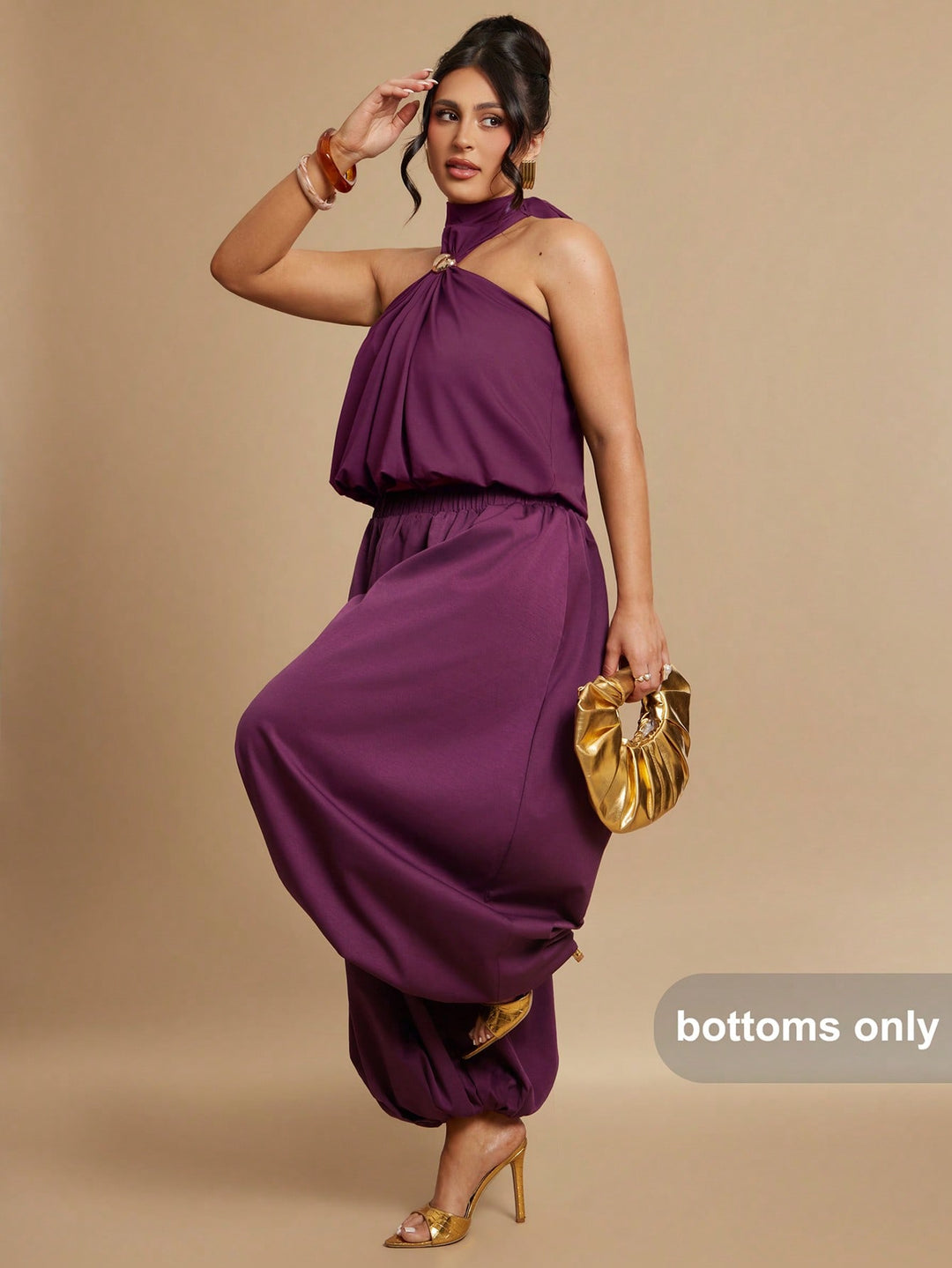 Pantaloni SHEIN, mov