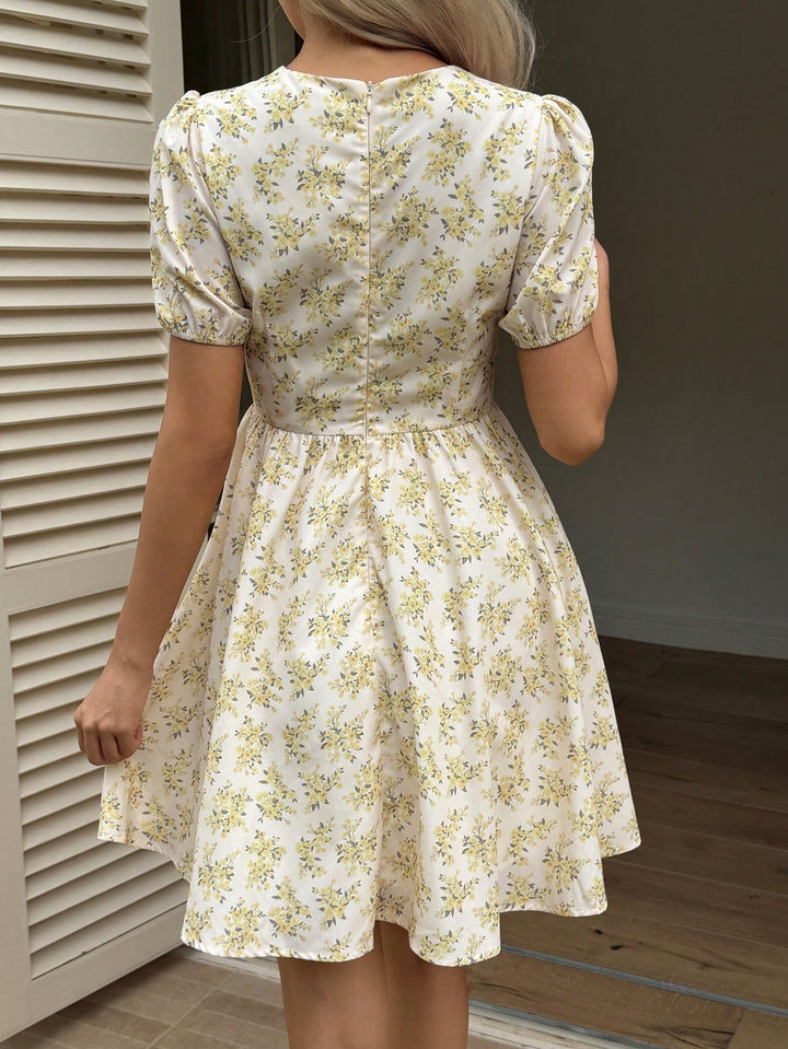 Rochie mini SHEIN, portocaliu