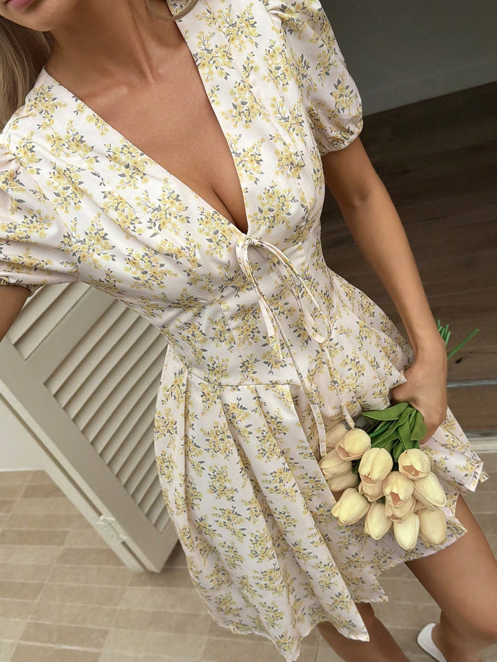 Rochie mini SHEIN, portocaliu