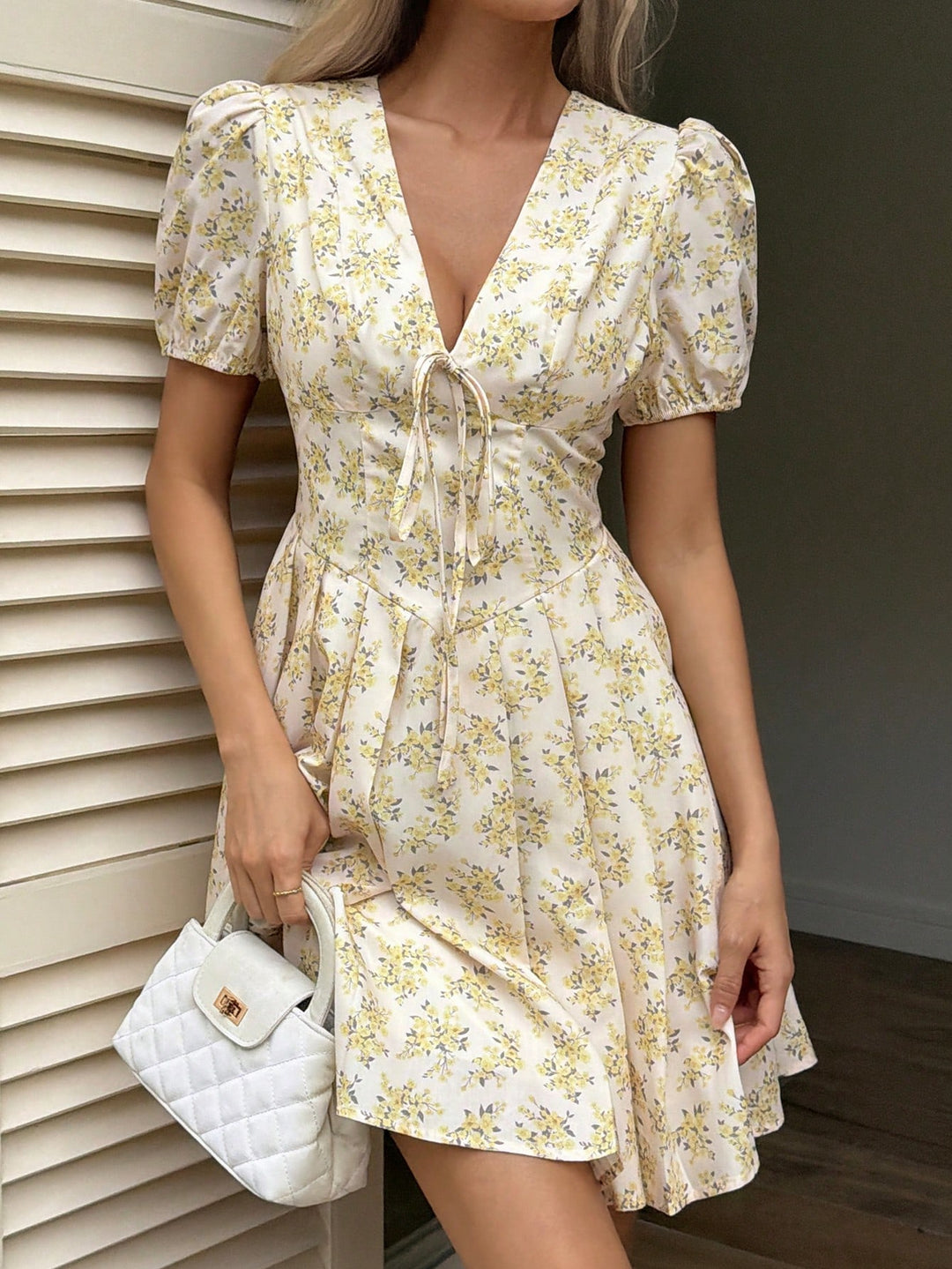 Rochie mini SHEIN, portocaliu