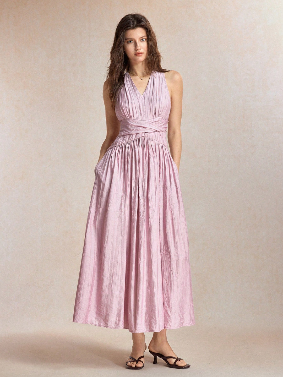 Rochie maxi SHEIN, roz