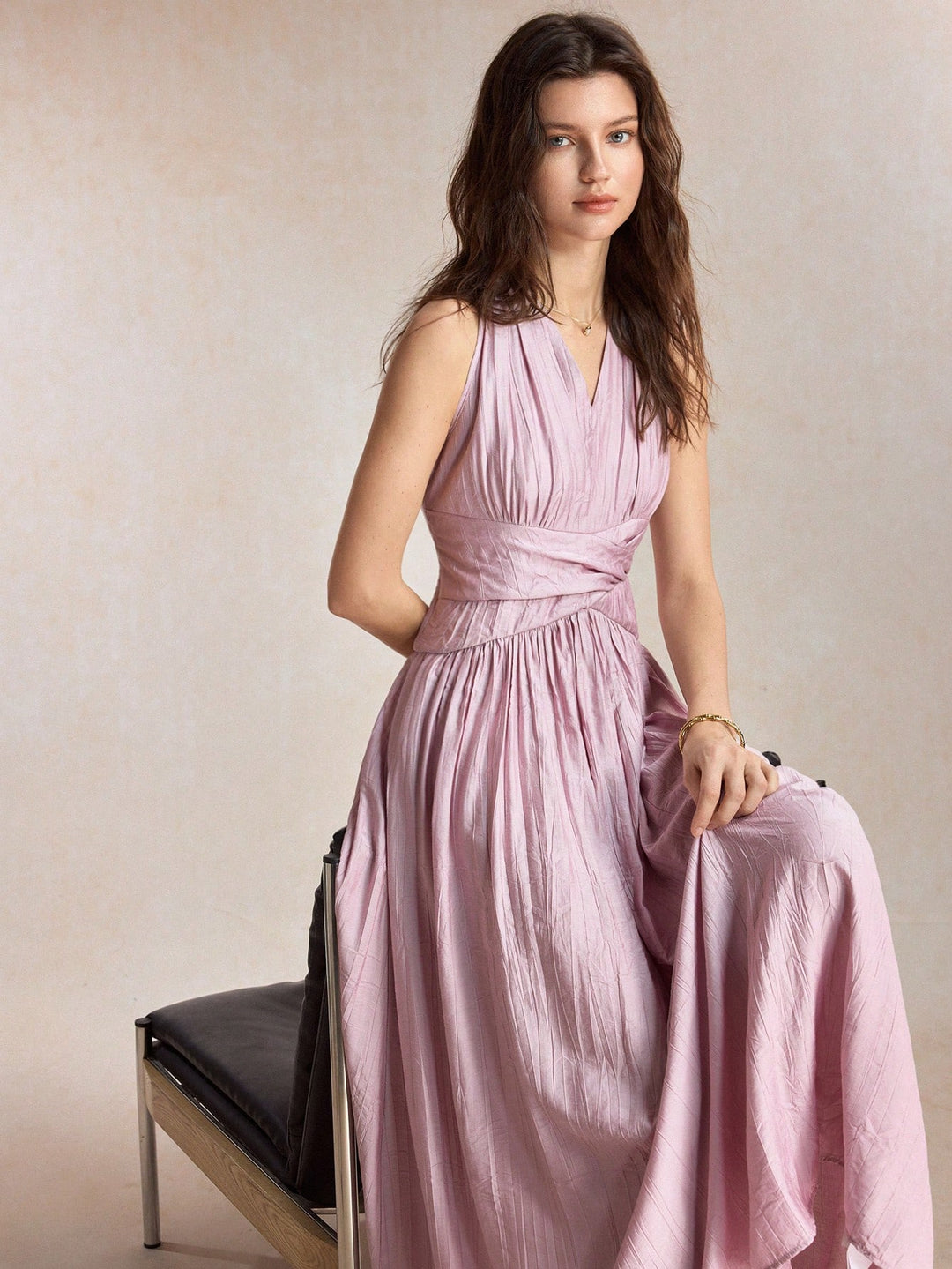 Rochie maxi SHEIN, roz
