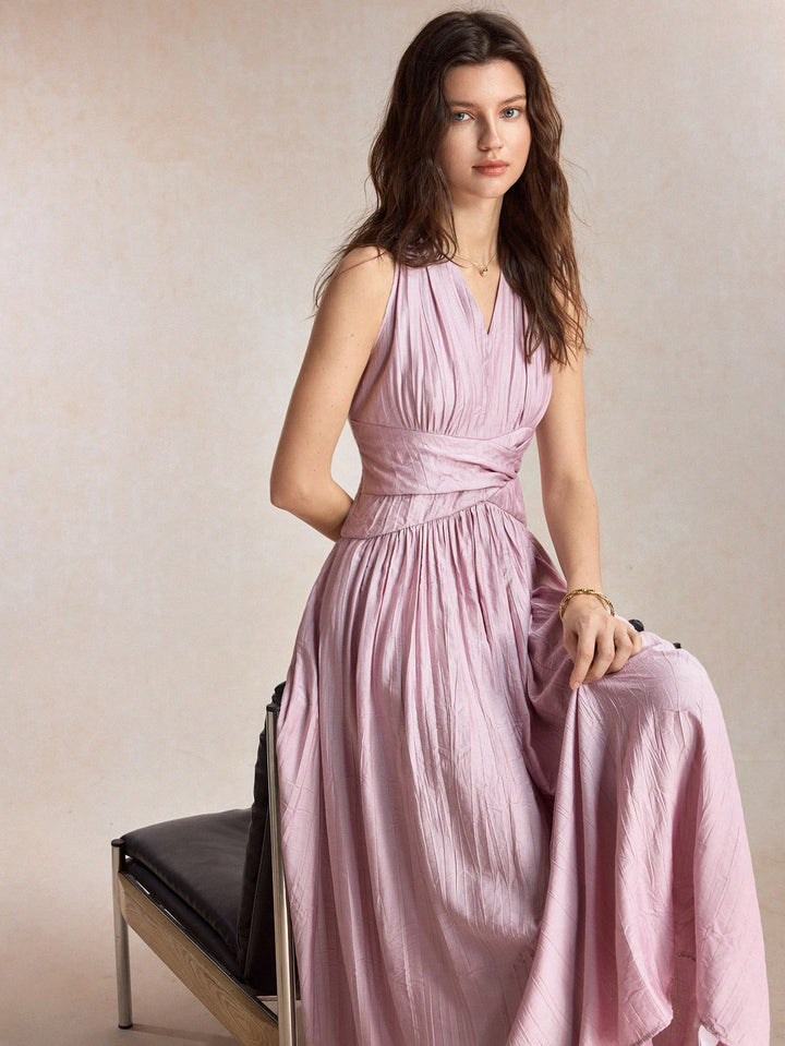 Rochie maxi SHEIN, roz