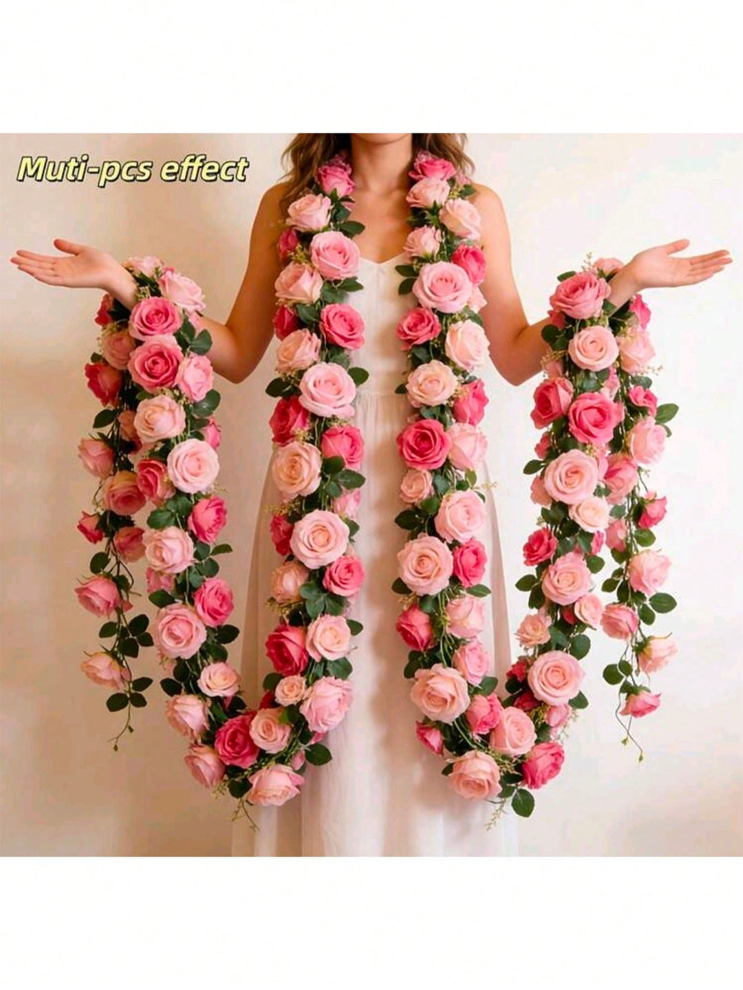 Floari artificiale SHEIN, mix culori
