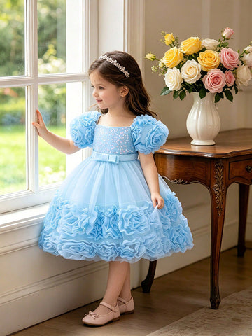 Rochie de ocazie SHEIN, albastru