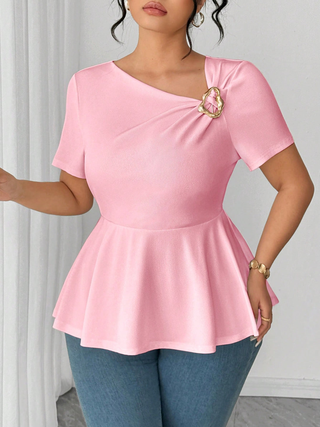 Tricou SHEIN, roz