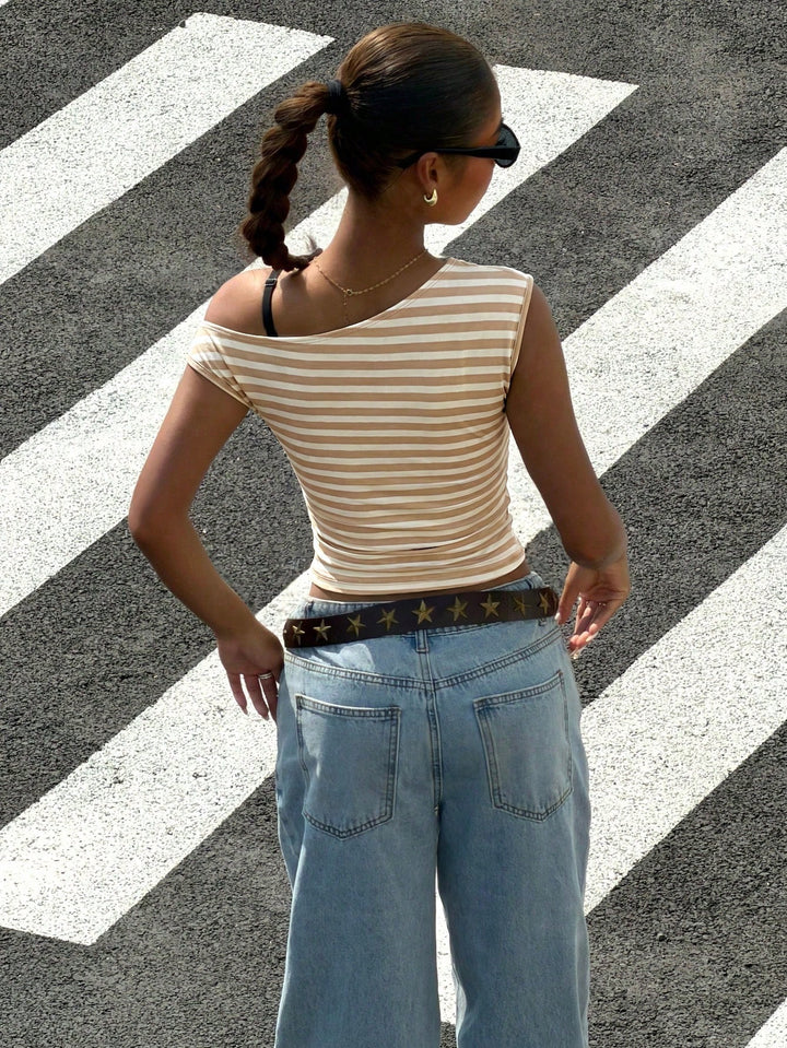 Top SHEIN, kaki
